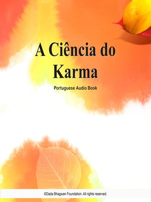 cover image of A Ciência do Karma--Portuguese Audio Book